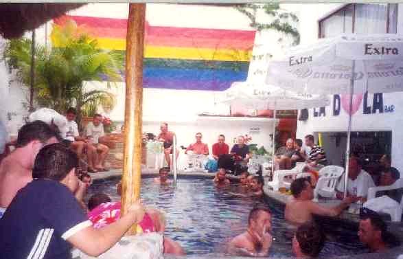 poolside at the vallarta cora gay hotel and bar